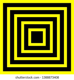 Square yellow and black  texture