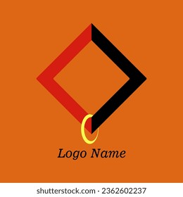 square with a yellow circle necklace