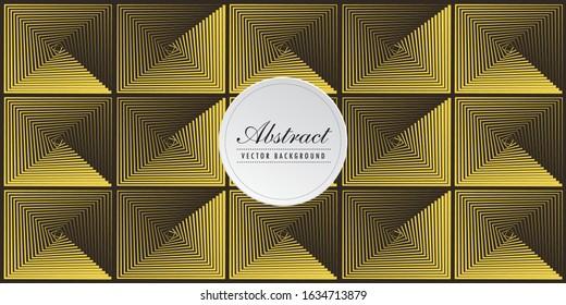 Square yellow geometrical abstract background