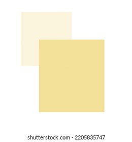 square yellow on white background. vector , illustrator