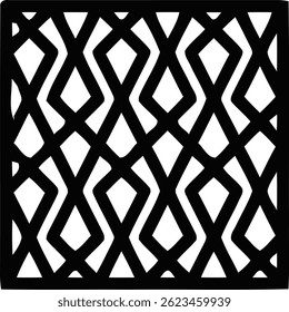 Square-Based Abstract Geometric Pattern Background