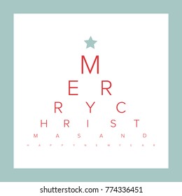 Christmas Eye Chart