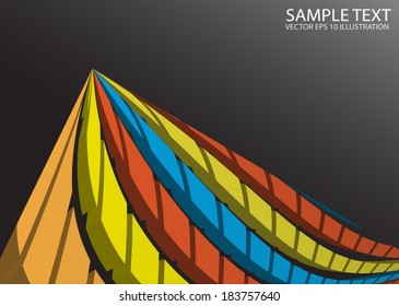 Squared color vector background  illustration - Abstract  template  modern design illustration