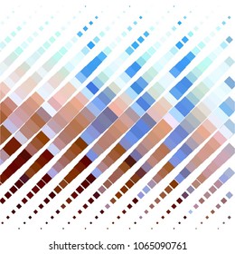 Squared colorful vector background. Abstract halftone illustration pattern. Vintage texture
