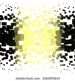 Squared colorful vector background. Abstract halftone illustration pattern. Vintage texture
