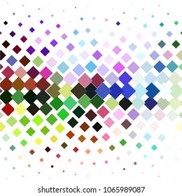 Squared colorful vector background. Abstract halftone illustration pattern. Vintage texture
