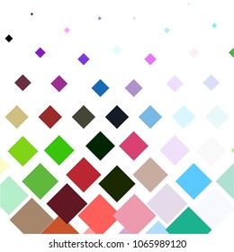 Squared colorful vector background. Abstract halftone illustration pattern. Vintage texture
