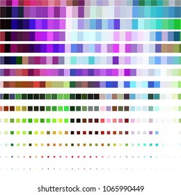 Squared colorful vector background. Abstract halftone illustration pattern. Vintage texture
