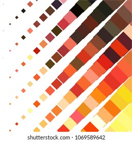 Squared colorful vector background. Abstract halftone illustration pattern. Vintage texture
