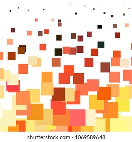 Squared colorful vector background. Abstract halftone illustration pattern. Vintage texture
