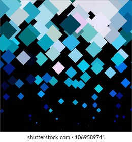 Squared colorful vector background. Abstract halftone illustration pattern. Vintage texture
