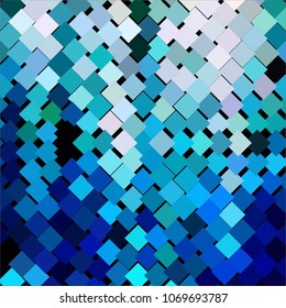 Squared colorful vector background. Abstract halftone illustration pattern. Vintage texture
