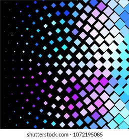 Squared colorful vector background. Abstract halftone illustration pattern. Vintage texture
