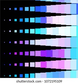 Squared colorful vector background. Abstract halftone illustration pattern. Vintage texture
