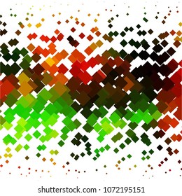 Squared colorful vector background. Abstract halftone illustration pattern. Vintage texture
