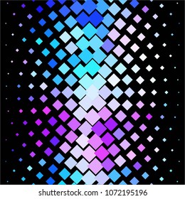 Squared colorful vector background. Abstract halftone illustration pattern. Vintage texture
