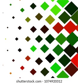 Squared colorful vector background. Abstract halftone illustration pattern. Vintage texture
