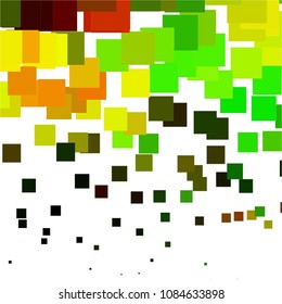 Squared colorful vector background. Abstract halftone illustration pattern. Vintage texture
