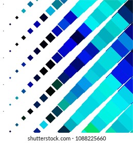 Squared colorful vector background. Abstract halftone illustration pattern. Vintage texture

