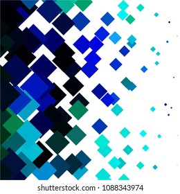 Squared colorful vector background. Abstract halftone illustration pattern. Vintage texture
