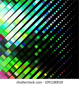 Squared colorful vector background. Abstract halftone illustration pattern. Vintage texture
