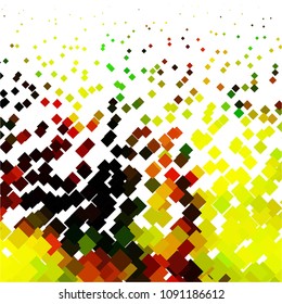 Squared colorful vector background. Abstract halftone illustration pattern. Vintage texture
