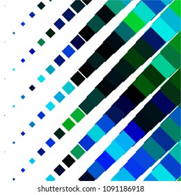 Squared colorful vector background. Abstract halftone illustration pattern. Vintage texture
