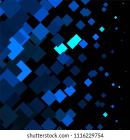 Squared colorful vector background. Abstract halftone illustration pattern. Vintage texture
