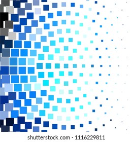 Squared colorful vector background. Abstract halftone illustration pattern. Vintage texture
