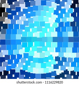 Squared colorful vector background. Abstract halftone illustration pattern. Vintage texture
