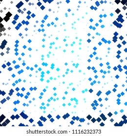 Squared colorful vector background. Abstract halftone illustration pattern. Vintage texture
