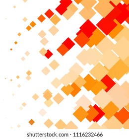 Squared colorful vector background. Abstract halftone illustration pattern. Vintage texture
