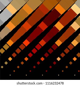 Squared colorful vector background. Abstract halftone illustration pattern. Vintage texture
