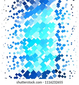 Squared colorful vector background. Abstract halftone illustration pattern. Vintage texture
