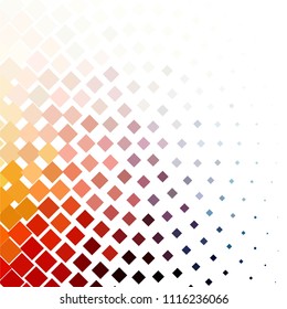 Squared colorful vector background. Abstract halftone illustration pattern. Vintage texture
