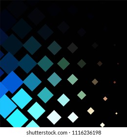 Squared colorful vector background. Abstract halftone illustration pattern. Vintage texture
