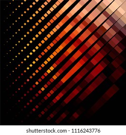 Squared colorful vector background. Abstract halftone illustration pattern. Vintage texture
