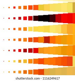 Squared colorful vector background. Abstract halftone illustration pattern. Vintage texture
