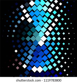 Squared colorful vector background. Abstract halftone illustration pattern. Vintage texture
