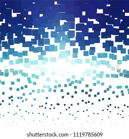 Squared colorful vector background. Abstract halftone illustration pattern. Vintage texture
