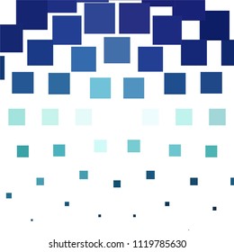 Squared colorful vector background. Abstract halftone illustration pattern. Vintage texture
