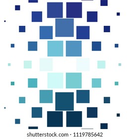 Squared colorful vector background. Abstract halftone illustration pattern. Vintage texture
