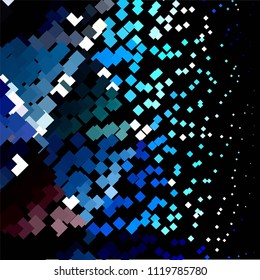 Squared colorful vector background. Abstract halftone illustration pattern. Vintage texture
