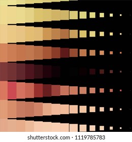 Squared colorful vector background. Abstract halftone illustration pattern. Vintage texture
