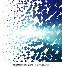 Squared colorful vector background. Abstract halftone illustration pattern. Vintage texture
