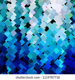 Squared colorful vector background. Abstract halftone illustration pattern. Vintage texture
