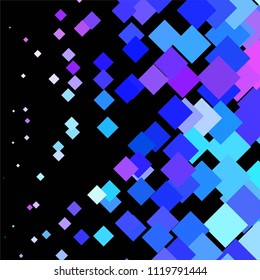 Squared colorful vector background. Abstract halftone illustration pattern. Vintage texture
