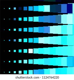 Squared colorful vector background. Abstract halftone illustration pattern. Vintage texture
