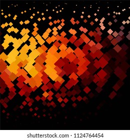 Squared colorful vector background. Abstract halftone illustration pattern. Vintage texture
