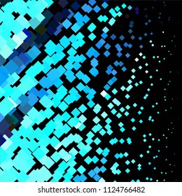 Squared colorful vector background. Abstract halftone illustration pattern. Vintage texture
